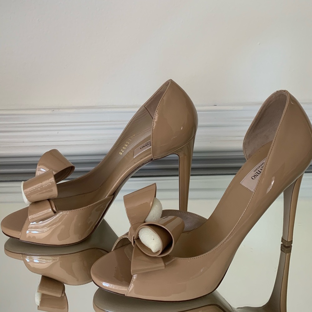 Valentino Peep-Toe Pumps